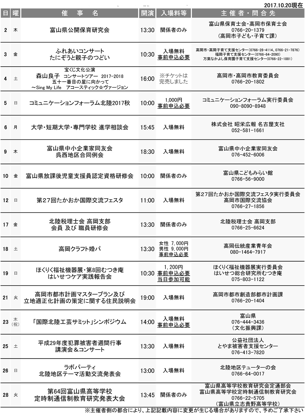 高岡市生涯学習センター 講座 イベント情報 楽集亭