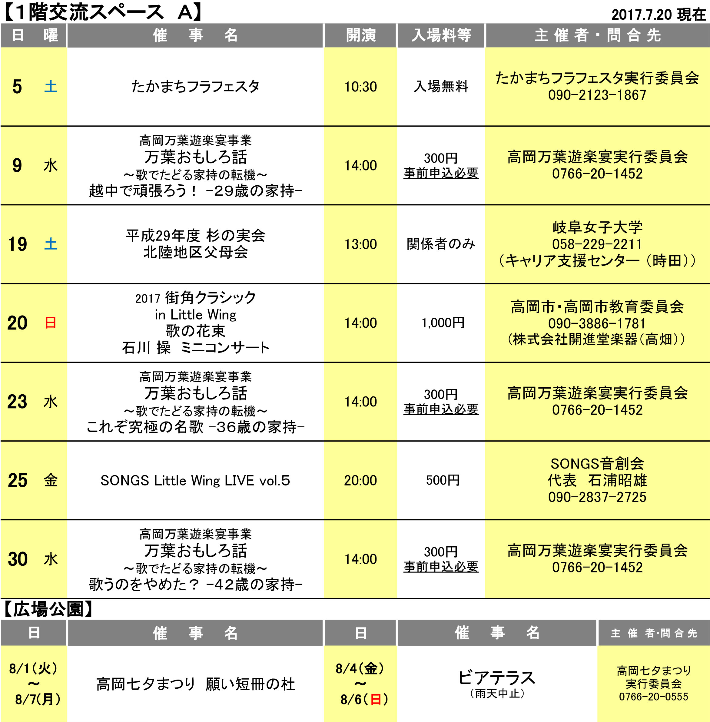 高岡市生涯学習センター 講座 イベント情報 楽集亭