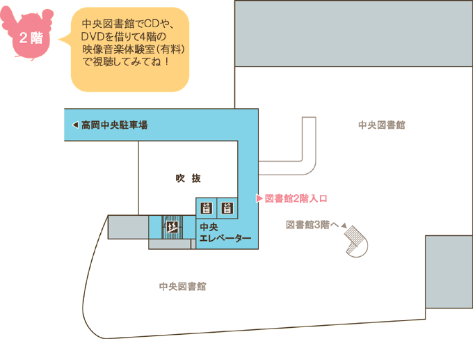 フロアマップ2階